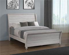 Stillwood Wood Queen Sleigh Bed Vintage Linen - 223281Q