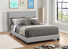 Dorian Upholstered Eastern King Panel Bed Grey - 300763KE