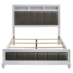 Barzini 4-piece California King Bedroom Set White - 205891KW-S4