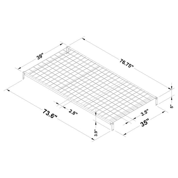 Pippa Twin Link Spring Black - 1138A