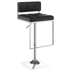 Alameda Adjustable Bar Stool Chrome and Black - 100194