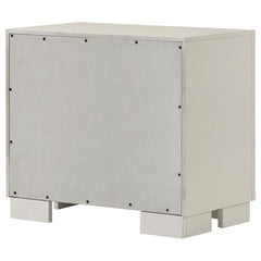 Jessica 2-drawer Nightstand White - 202992