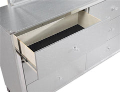 Larue 6-drawer Dresser with Mirror Silver - 224493M
