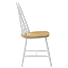 Cinder Wood Dining Side Chair White (Set of 4) - 4129