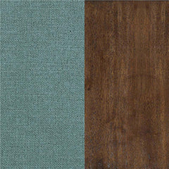 Caufield Upholstered Convertible Sofa Bed Turquoise Blue - 360097