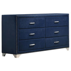 Melody 4-piece Queen Bedroom Set Pacific Blue - 223371Q-S4