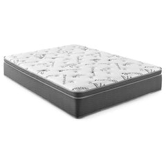 Sommet 13" Twin Bamboo Euro Top Memory Foam Hybrid Mattress - 350363T