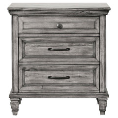 Avenue 4-piece California King Bedroom Set Weathered Grey - 224031KW-S4