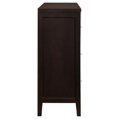 Carlton 6-drawer Rectangular Dresser Cappuccino - 202093