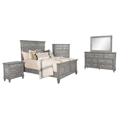 Avenue 5-piece Eastern King Bedroom Set Weathered Grey - 224031KE-S5