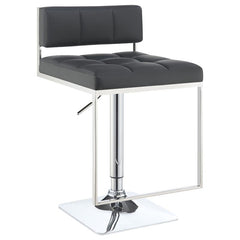 Alameda Adjustable Bar Stool Chrome and Grey - 100195