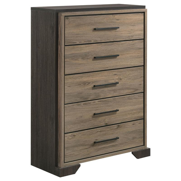 Baker 5-drawer Bedroom Chest Light Taupe - 224465