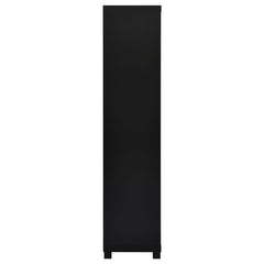 Jupiter 3-shelf Engineered Wood Media Tower Black - 707756