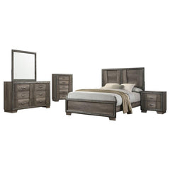 Janine 5-piece Queen Bedroom Set Grey - 223551Q-S5
