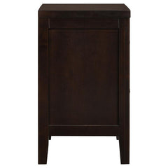 Carlton 2-drawer Rectangular Nightstand Cappuccino - 202092