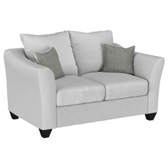 Salizar 2-piece Upholstered Flared Arm Sofa Set Sand - 508581-S2