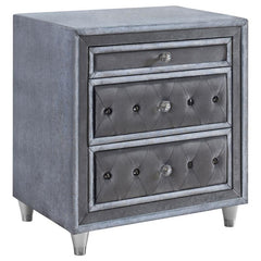 Antonella 4-piece California King Bedroom Set Grey - 223581KW-S4