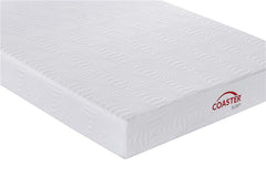 Key 10" Eastern King Memory Foam Mattress White - 350064KE