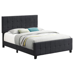 Fairfield Upholstered Eastern King Panel Bed Dark Grey - 305953KE