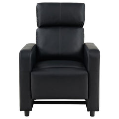Toohey Upholstered Tufted Recliner Living Room Set Black - 600181-S5B