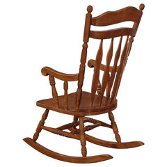 Aylin Solid Wood Rocking Chair Medium Brown - 600187II