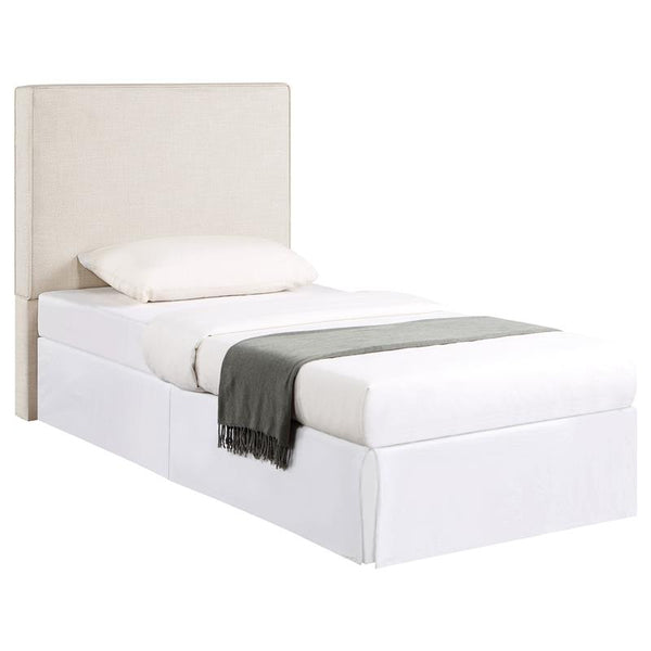 Kosmo Upholstered Twin Panel Headboard Sand - 315993T