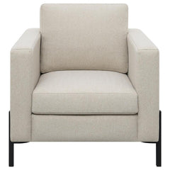 Tilly 3-piece Upholstered Track Arm Sofa Set Oatmeal - 509901-S3
