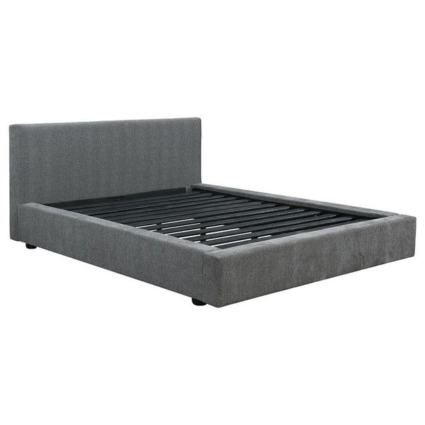 Gregory Upholstered Full Panel Bed Graphite - 316020F