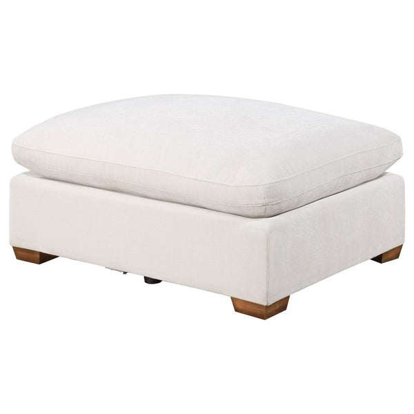 Lakeview Rectangular Upholstered Ottoman Ivory - 551463