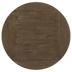 Sarasota Counter Height Table with Shelf Storage Nutmeg and Rustic Cream - 192818