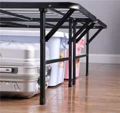 Mabel Metal California King Support Platform Bed Black - 305957KW
