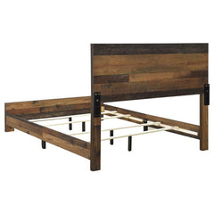 Sidney 4-piece Eastern King Bedroom Set Rustic Pine - 223141KE-S4