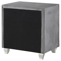 Deanna 2-drawer Rectangular Nightstand Grey - 205102