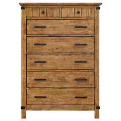 Brenner 7-drawer Chest Rustic Honey - 205265