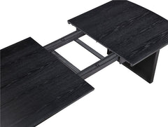 Brookmead 7-piece Rectangular Dining Set with 18" Removable Extension Leaf Black - 108231-S7