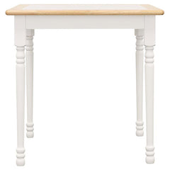 Carlene Square 29-inch Wood Tile Top Dining Table White - 4191