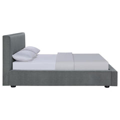 Gregory Upholstered Eastern King Panel Bed Graphite - 316020KE