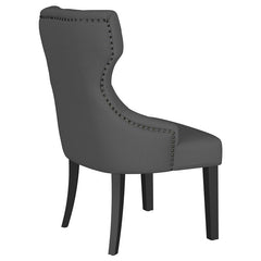 Baney Upholstered Parson Dining Side Chair with Tufted Back Grey - 115562