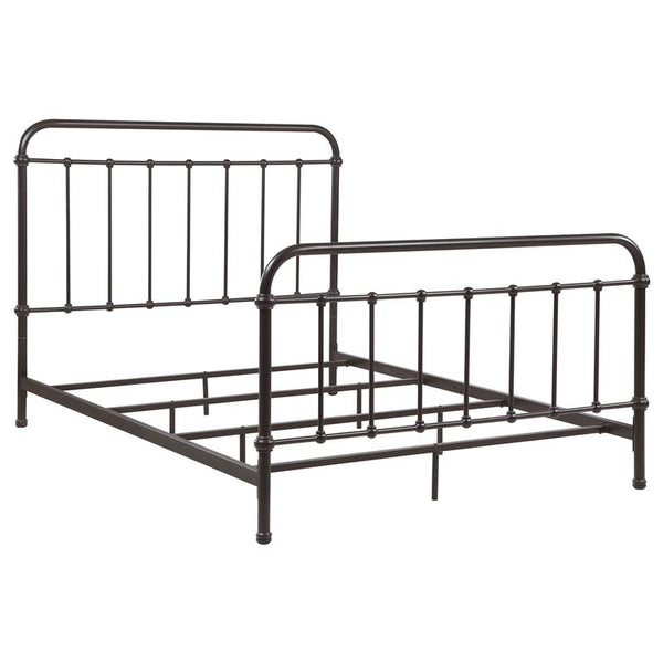 Livingston Metal California King Open Frame Bed Dark Bronze - 300399KW
