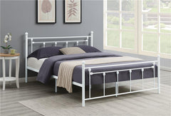 Canon Metal Queen Open Frame Bed White - 422736Q