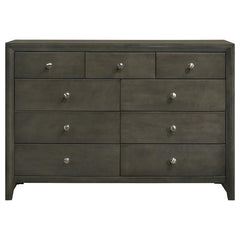 Serenity 5-piece Queen Bedroom Set Mod Grey - 215841Q-S5