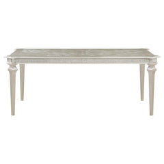 Evangeline Rectangular Dining Table with Extension Leaf Silver Oak - 107551