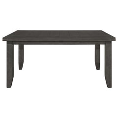 Dalila 6-piece Rectangular Dining Set Grey and Dark Grey - 102721GRY-S6